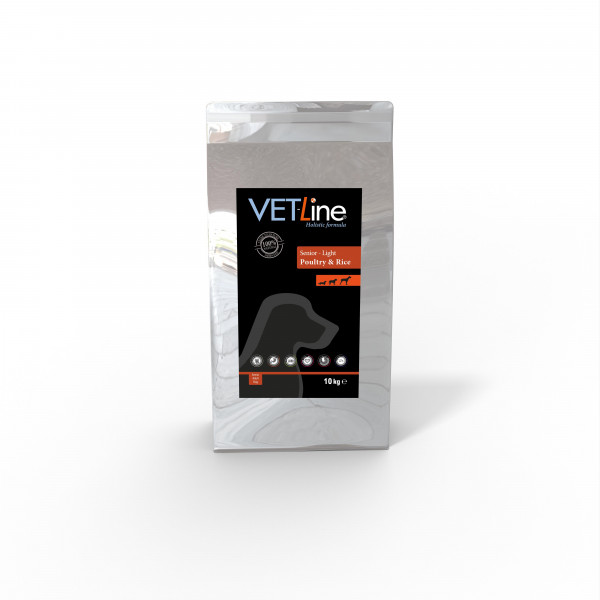 VETline Senior Dog Geflügel und Reis - Light 10kg