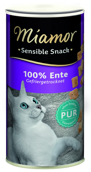 Miamor Cat Sensible Snack gefriergetrocknet Ente Pur 30g