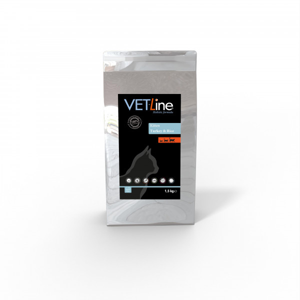 VETline Kitten Cat Truthahn und Reis 1,5kg