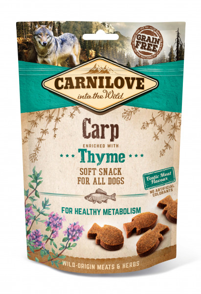 Carnilove Hund Soft Snacks Karpfen&Thymian 200g
