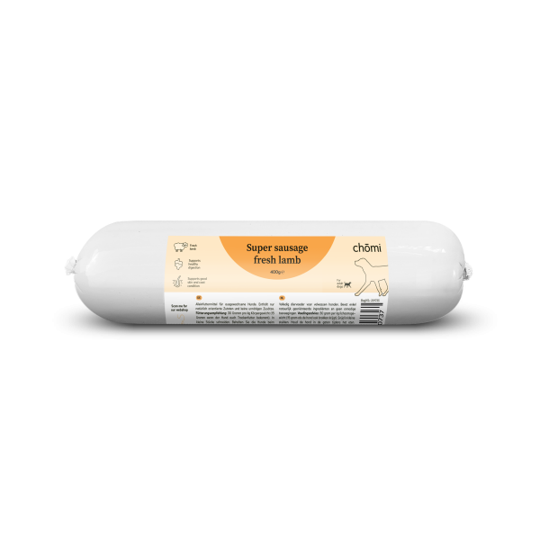 Chōmi Hundewurst gedämpft mit frischem Lamm und Reis 400g