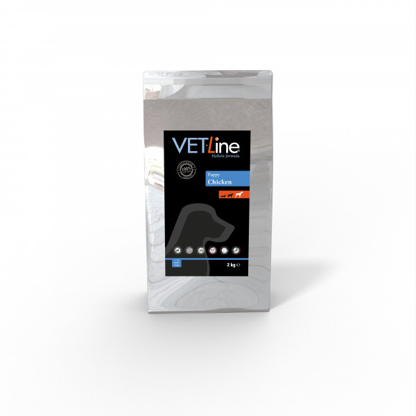 VETline Puppy/Welpen Dog Hähnchen - kleine und mittelgroße Rassen 2kg