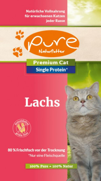 PURE Premium Cat Single-Protein getreidefrei Lachs 10kg