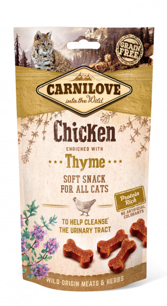 Carnilove Katze Soft Snacks Huhn&Thymian 50g