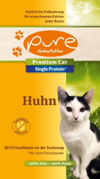 PURE Premium Cat Single-Protein getreidefrei Huhn 1,5kg